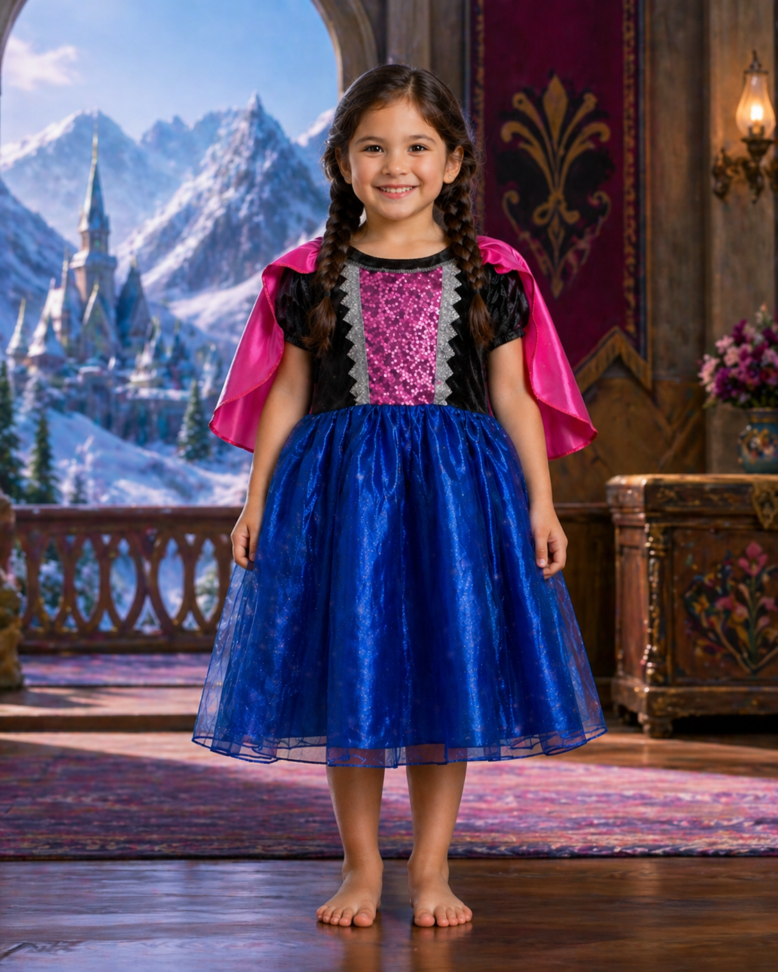 Fantasia Infantil Princesa Anna