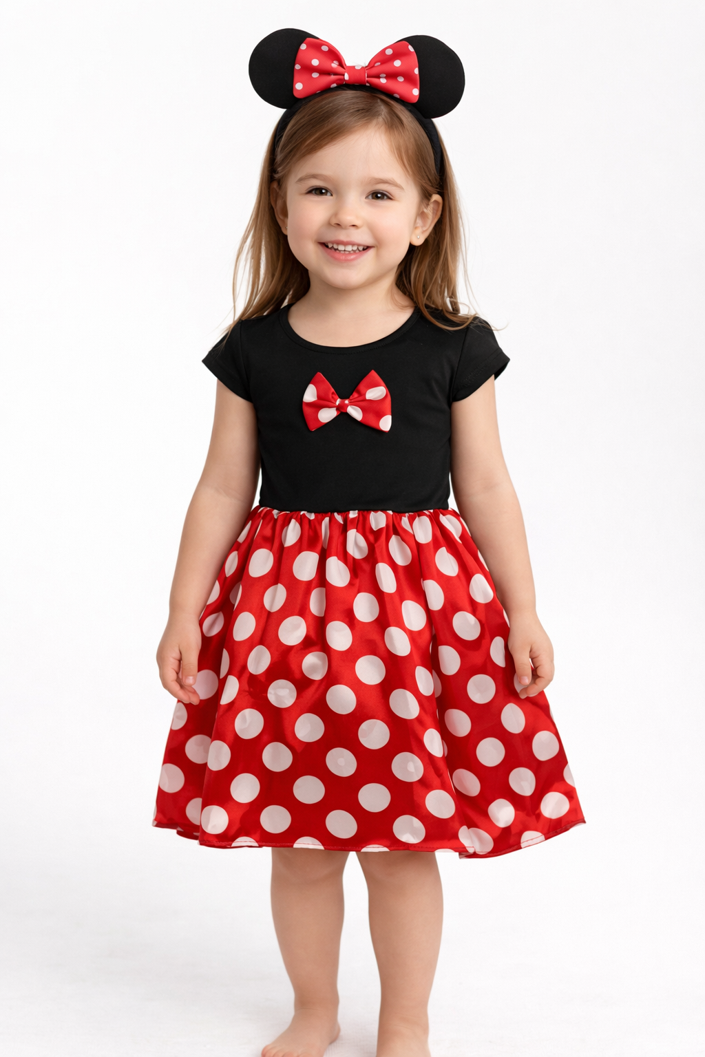 Fantasia Infantil Minnie Vermelha